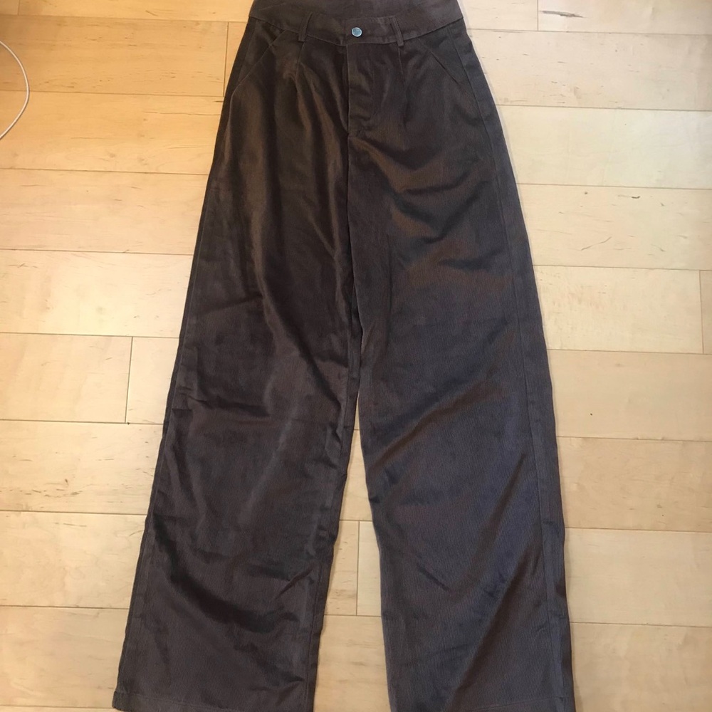 New wide legged brown pants from Shein